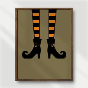 Halloween Gallery Wall Set of 14 Prints DIGITAL, Spooky Posters, Witchy Wall Decor image 4