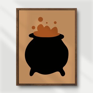 Halloween Gallery Wall Set of 14 Prints DIGITAL, Spooky Posters, Witchy Wall Decor image 7