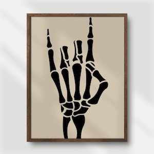 Halloween Gallery Wall Set of 14 Prints DIGITAL, Spooky Posters, Witchy Wall Decor image 9
