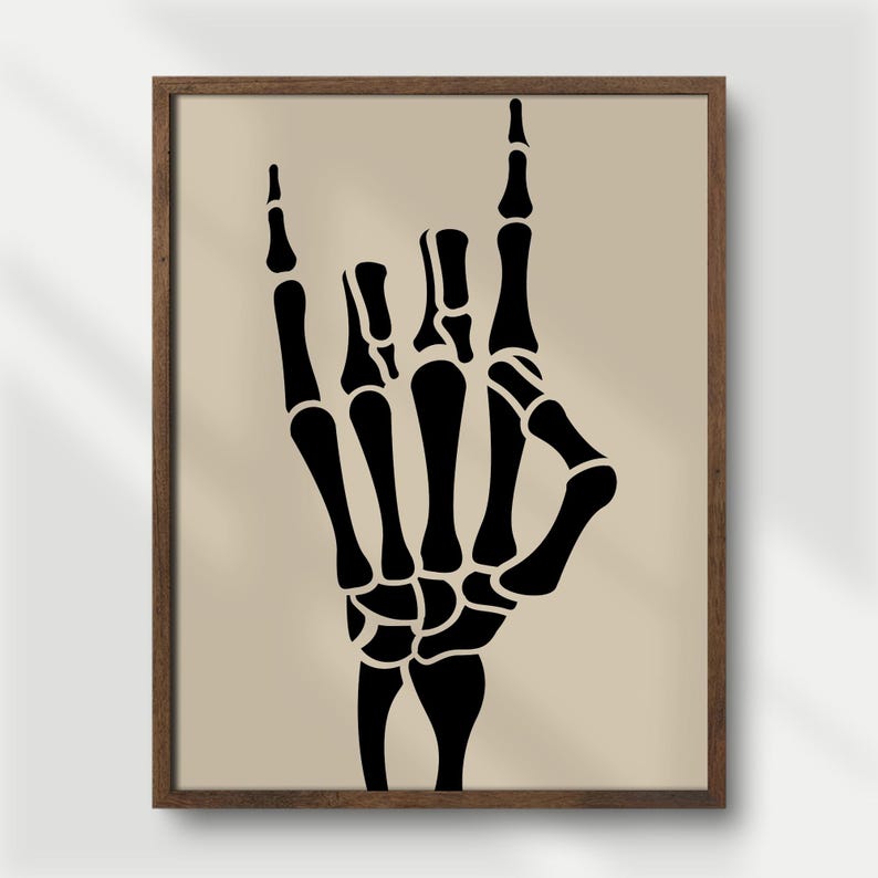 Halloween Gallery Wall Set of 14 Prints DIGITAL, Spooky Posters, Witchy Wall Decor image 9