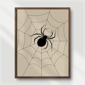 Halloween Gallery Wall Set of 14 Prints DIGITAL, Spooky Posters, Witchy Wall Decor image 13