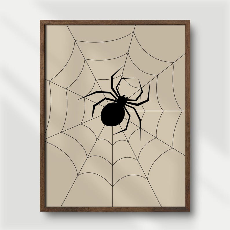 Halloween Gallery Wall Set of 14 Prints DIGITAL, Spooky Posters, Witchy Wall Decor image 13