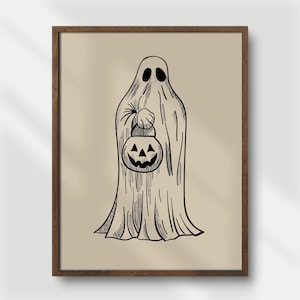 Halloween Gallery Wall Set of 14 Prints DIGITAL, Spooky Posters, Witchy Wall Decor image 11
