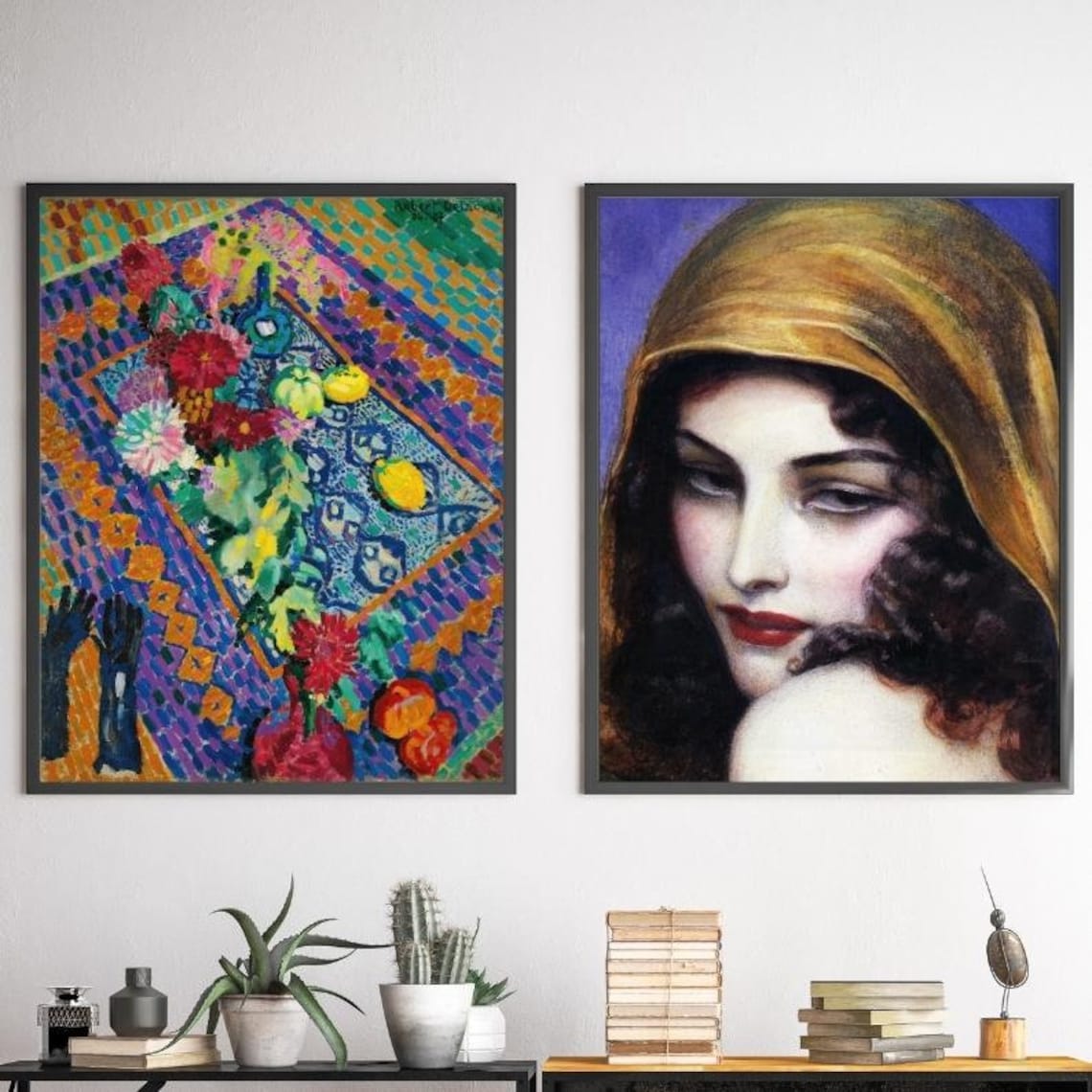Set of 7 Eclectic Purple Wall Art Prints Purple Gallery Wall Etsy