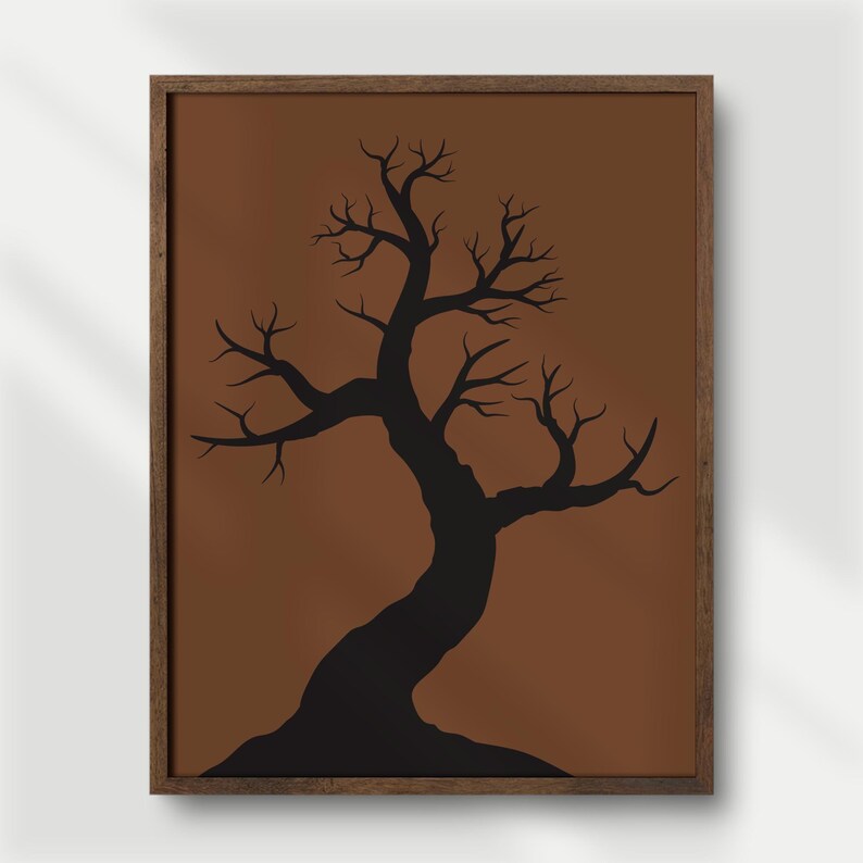 Halloween Gallery Wall Set of 14 Prints DIGITAL, Spooky Posters, Witchy Wall Decor image 14