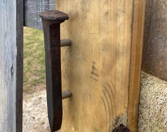 Railroad Spike cabinet drawer pull handle rustic drawer cupboard pull
