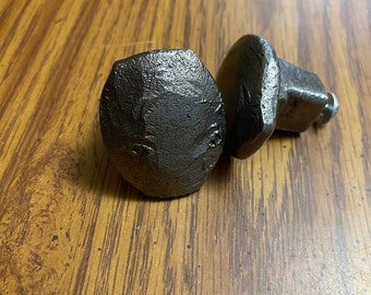 Railroad spike cabinet knob, drawer pull rustic drawer pull