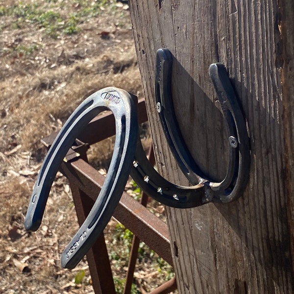 Horseshoe Cowboy Hat Hangers Horseshoe hat rack