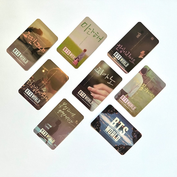Bts World Story Photocard - Etsy