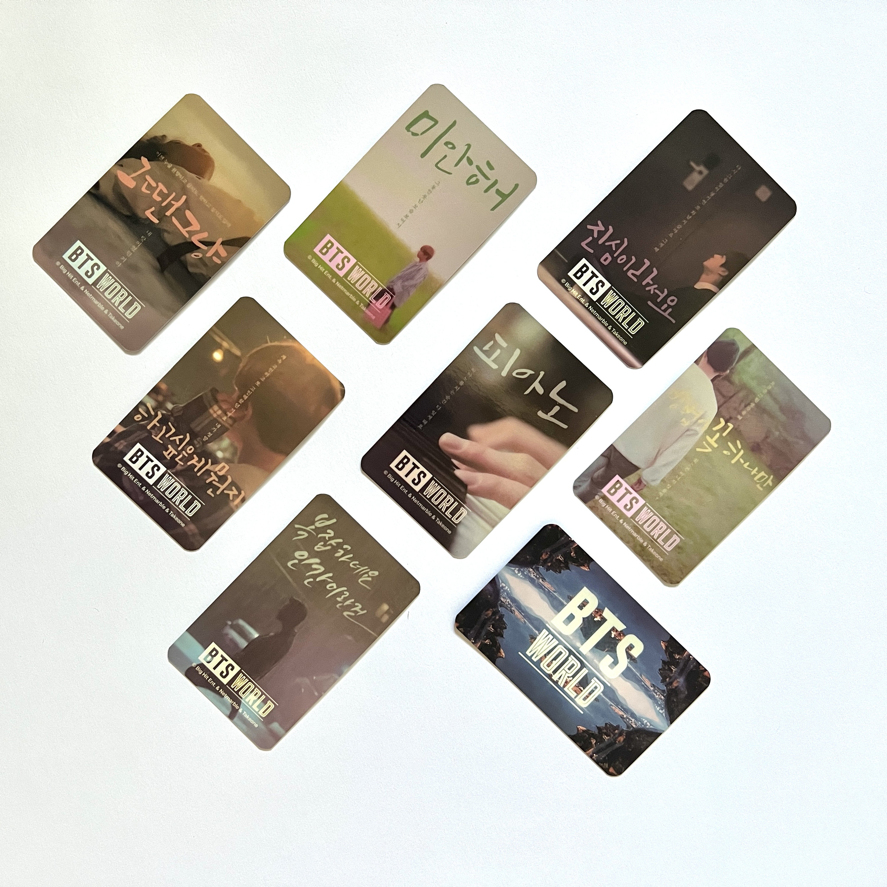 BTS WORLD Limited Edition トレカ付き BTS World OST Limited Edition OFFICIAL Photocard Magnet Manager ID