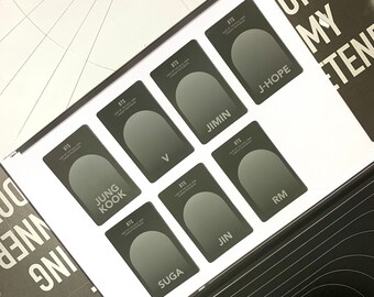 Bts Mots:one Concept Book Route Ver Photocard - Etsy