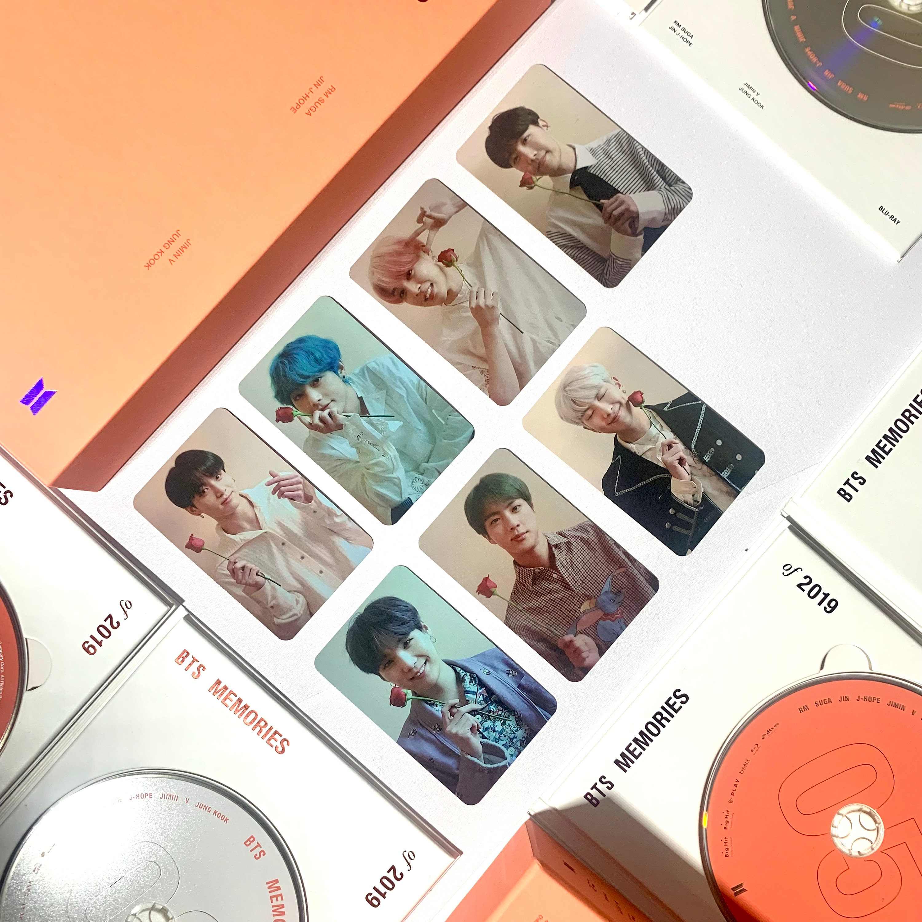 bts memories 2019 dvd photocard