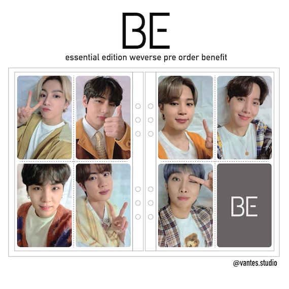 Bts Be Essential Pob Photocard - Etsy