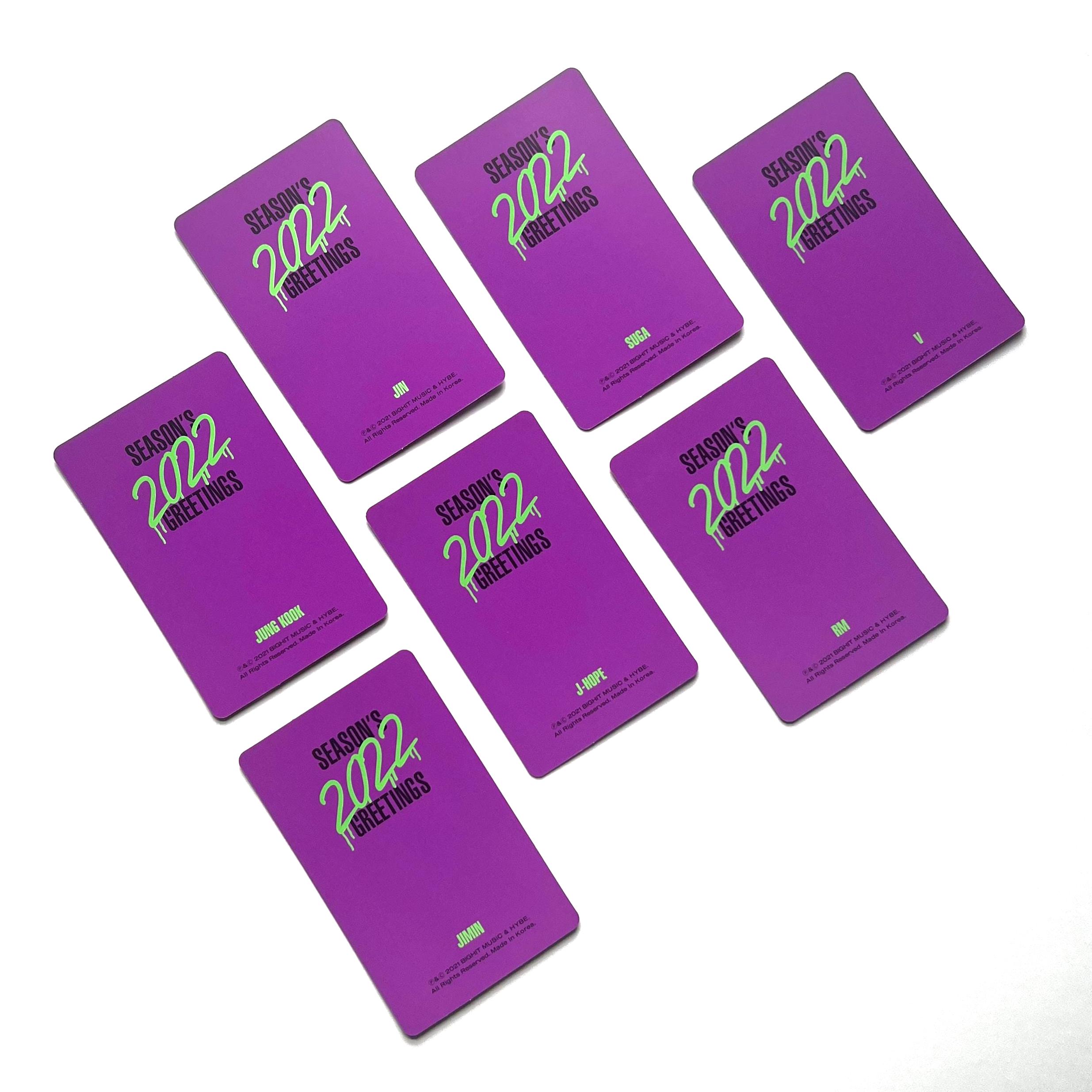 Bts Seasons Greetings 2022 Photocards - Etsy