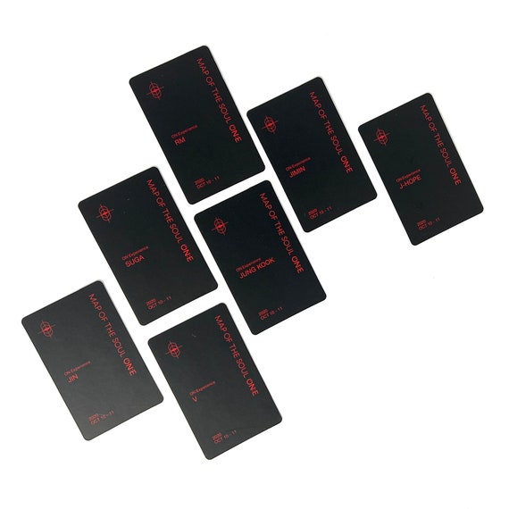 Bts Mots:one Dvd Photocard - Etsy