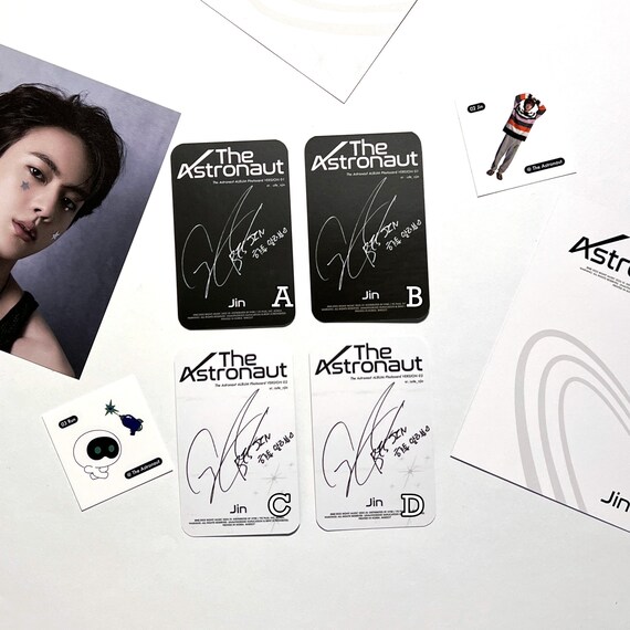 The Astronaut Jin Solo Album Photocard - Etsy