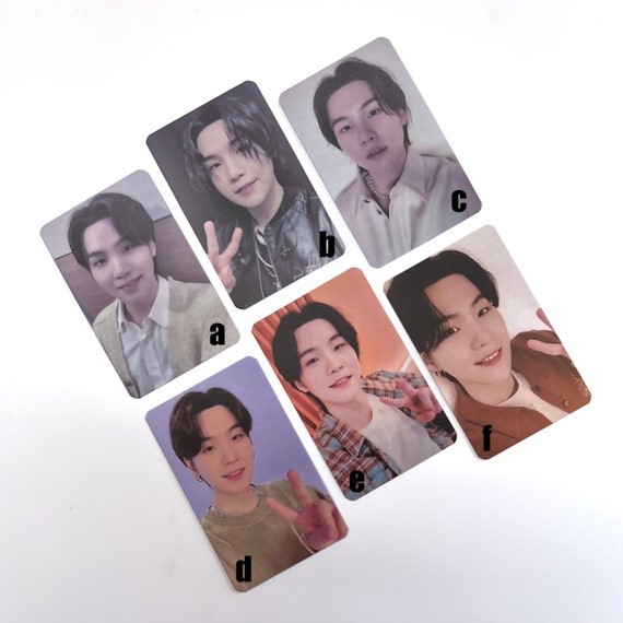 D DAY TOUR Suga Lucky Draw Photocard - Etsy