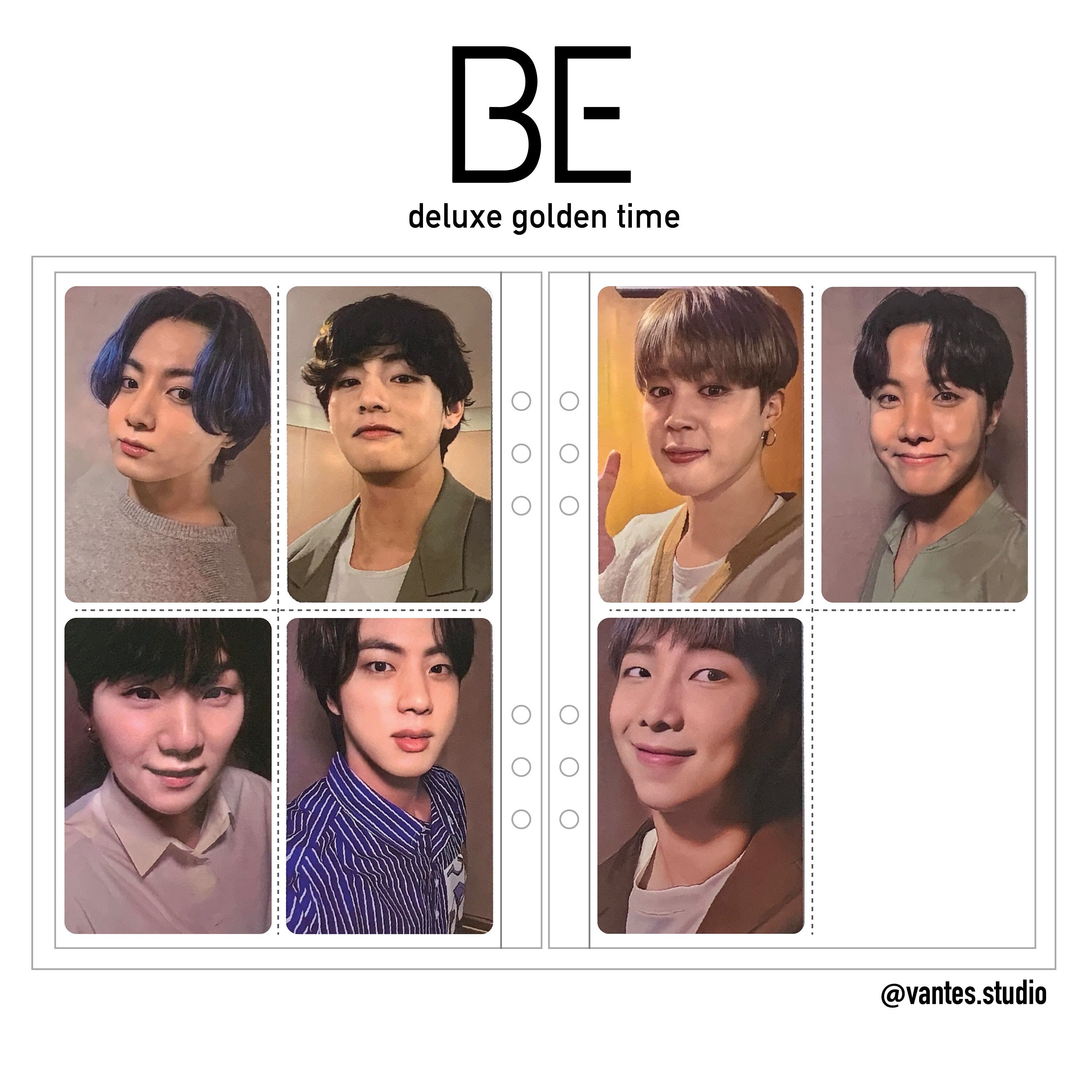 Bts Be Edeluxe Golden Time Photocard - Etsy Israel