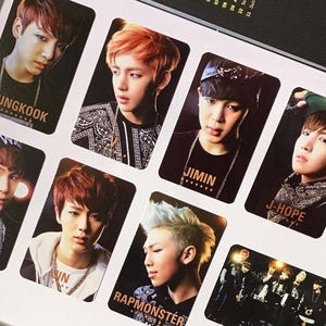 bts no more dream album giapponese fotocard