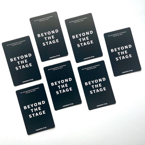 Bts Beyond the Stage Photocards - Etsy