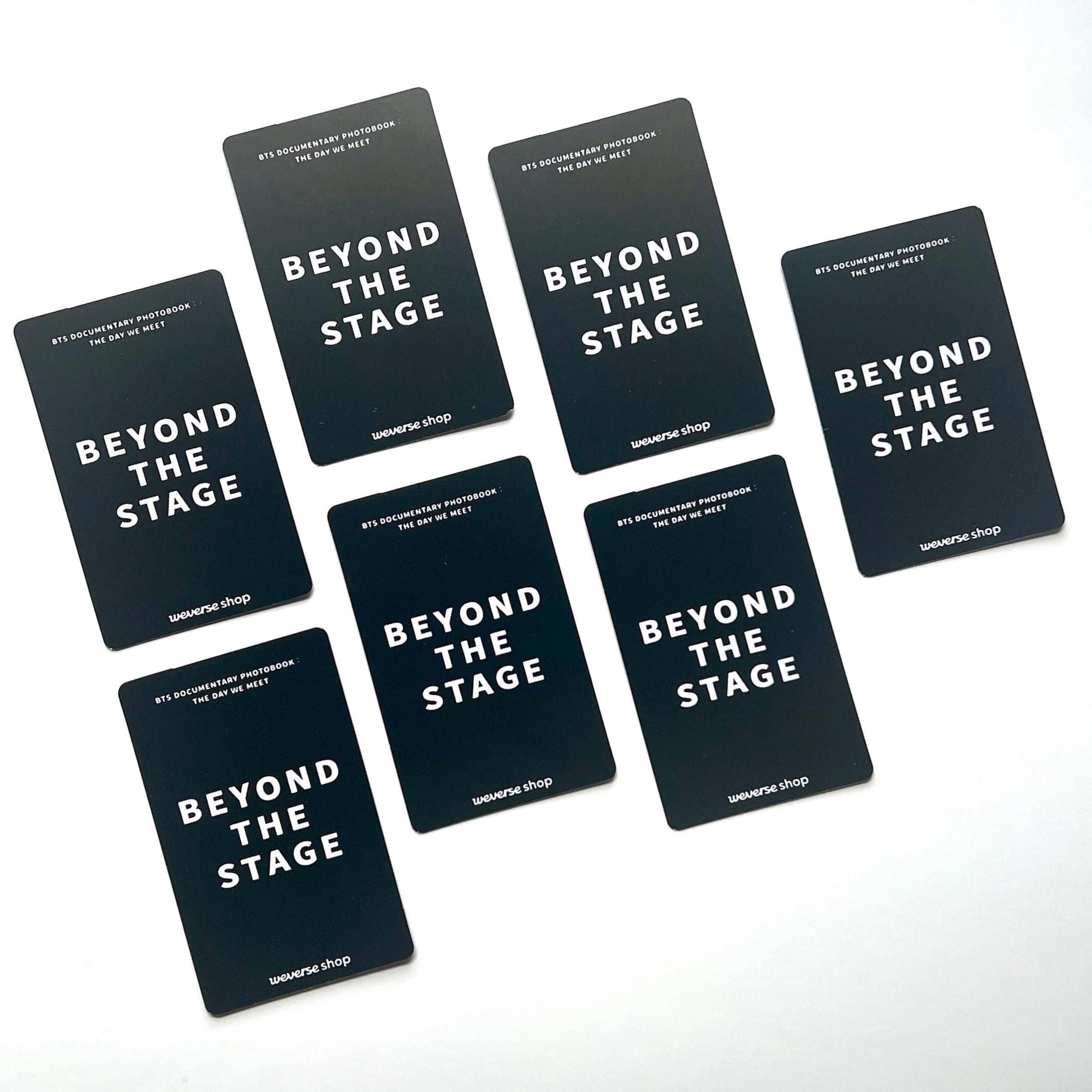 Bts Beyond the Stage Photocards - Etsy