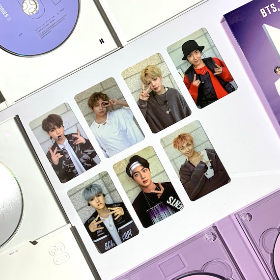 bts memories 2017 blu-ray photocard