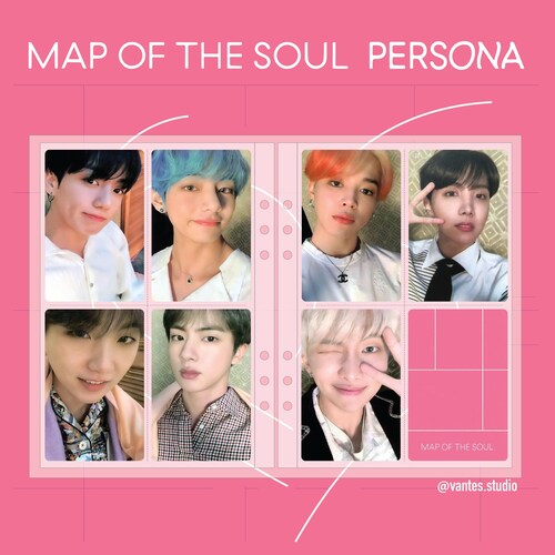 BTS Map Of The Soul: Persona Album (Random Version) - Includes Pre-order Poster, CD, Photobook & Collectibles