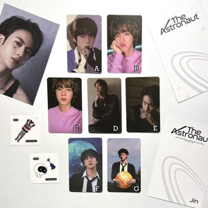 l'astronaute jin album solo tirage au sort carte photo