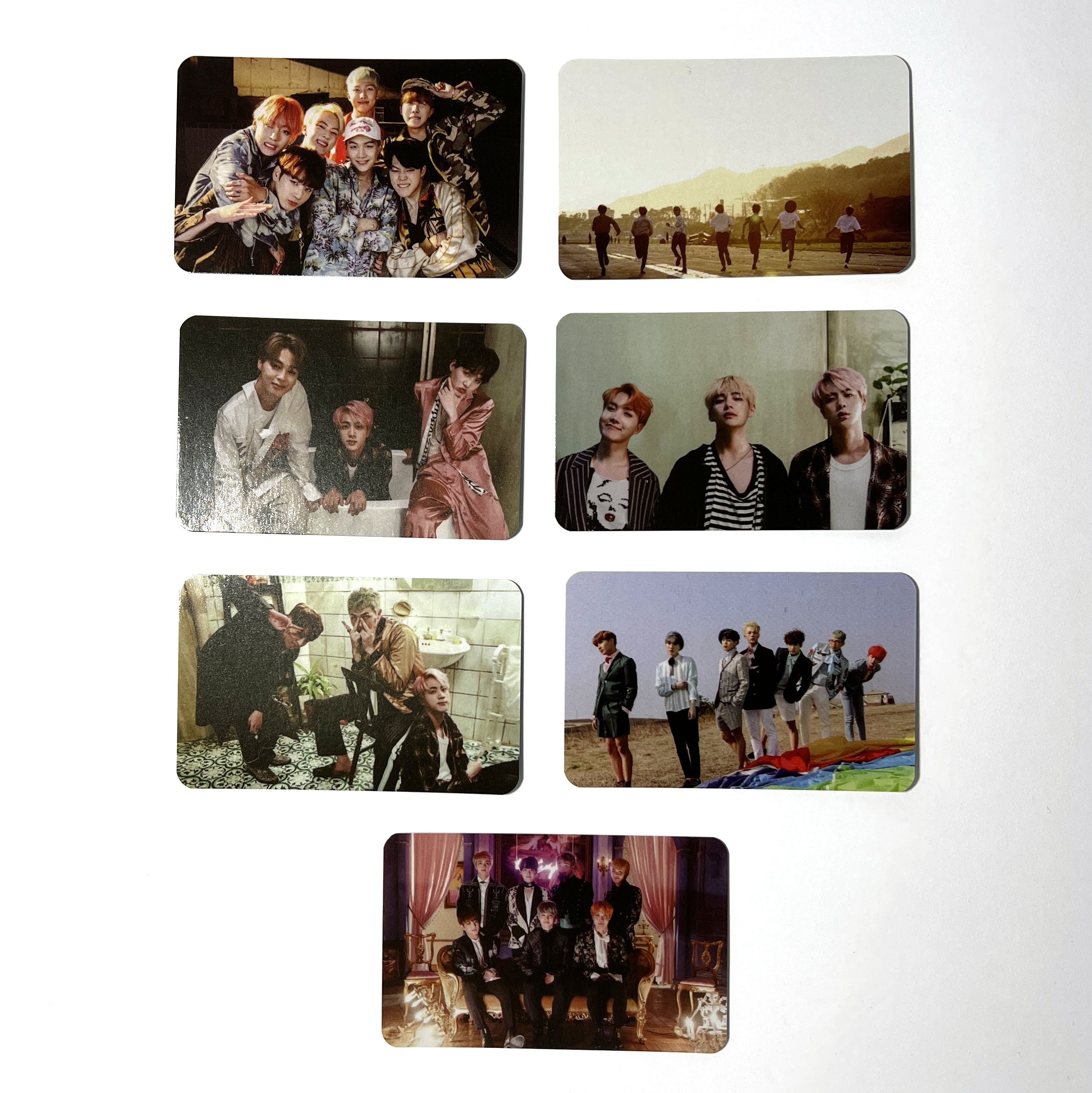 Bts Memories 2016 7 Photocard Set - Etsy