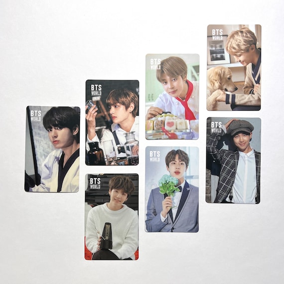 Bts World Double Side Photocard - Etsy