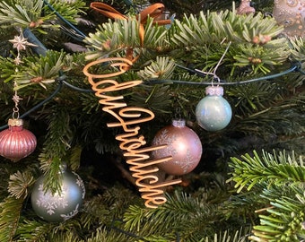 Christbaumschmuck/Weihnachtsanhänger aus Holz/Weihnachtskugel