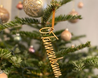 Christbaumschmuck/Weihnachtsanhänger aus Holz/Weihnachtskugel