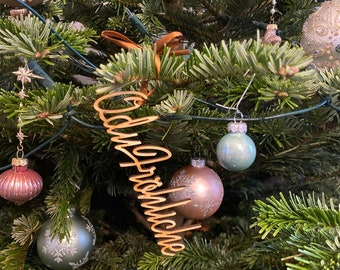 Christbaumschmuck/Weihnachtsanhänger aus Holz/Weihnachtskugel