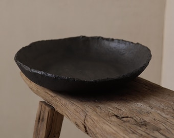 Reef Handmade Organic Stoneware Custom Dinnerware Set – Rustic Wabi Sabi Ceramic Dish Blate and Bowl