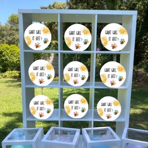 Printable tic tac toe Bee Gender Reveal | printable | Baby shower game | What will bee Gender reveal game | baby boy or girl