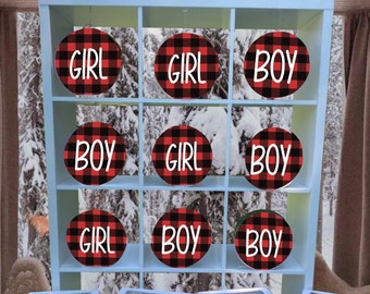 Revelación de género del dedo del pie tres en raya imprimible | Imprimible digitalmente | Juego de Baby Shower de Navidad | Juego de revelación de género | Bebé niño o niña