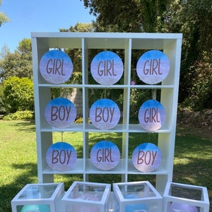 Big Dot Of Happiness Baby Gender Reveal - Team Boy Or Girl Party Bunting  Banner - Party Decorations - Gender Reveal : Target