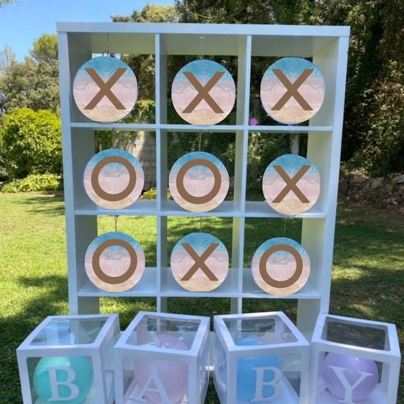 Set 48 Pezzi Per Gender Reveal - 24 Spille E 24 Braccialetti Team Boy/Girl, Per Baby Shower - Foto 7
