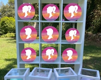 Printable tic tac toe Gender Reveal | Digital printable | Baby shower game | Doll Gender reveal game | Baby boy or girl | She or He