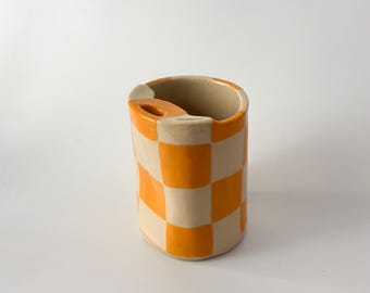 Made to order | Checkered Travel mug