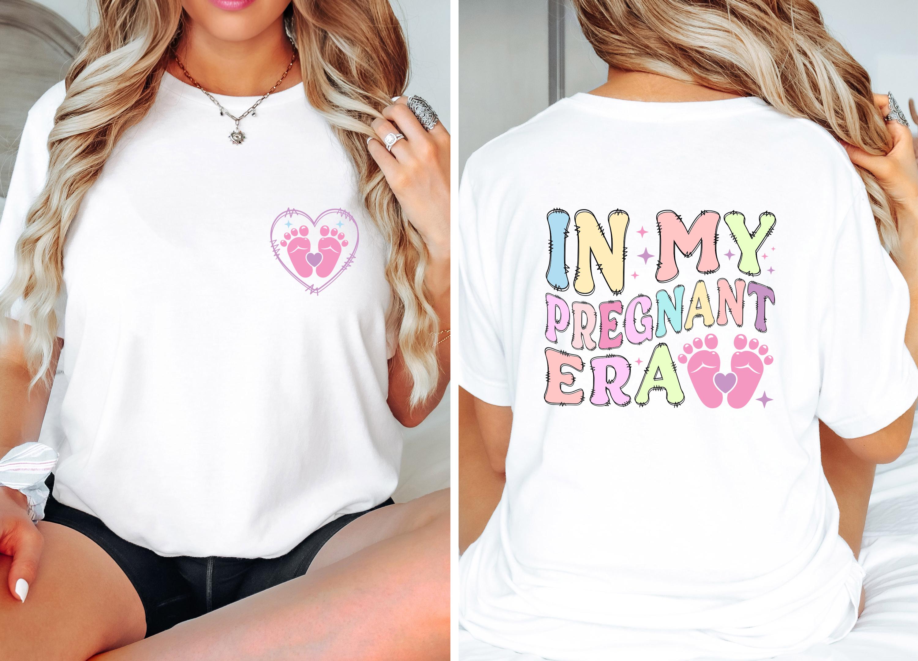 "Drinking For Three" Funny Pregnancy Announcement T-Shirt - Novelty Humor Tee, 100% Cotton 3 thumbnail image