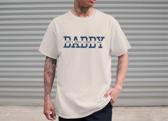 Custom Daddy Shirt, Fathers Day Gift, Daddy T shirt, New Dad Shirt, Dad Birthday Gift, Custom Dad Tee, Father's Day Shirt, New Daddy Gift