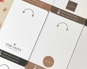 Personalised Keyring Display Card // Logo keychain holder, Bespoke keyring card, Personalised keyring packaging, Key holder backing card 