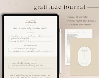 Digital Daily Gratitude Journal – for GoodNotes 5/Notability