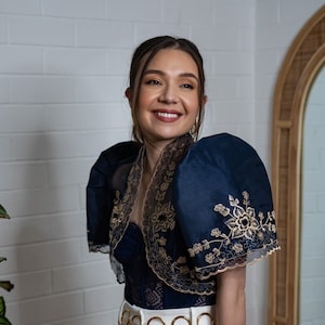 Luisa (Marina) / Mestiza Bolero / Autentico abbigliamento filippino / Prodotto nelle Filippine, spedito dall&#39;Australia / Mestiza Filipina
