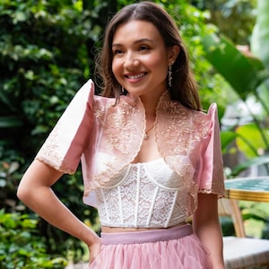 Blush Pink Bolero - Etsy