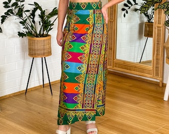 Dalisay | Malong-Inspired Batik Wrap-Around Skirt | Authentic Filipiniana | Made in Philippines, ships from Australia | Mestiza Filipina