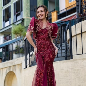 Filipiniana dress modern style sales