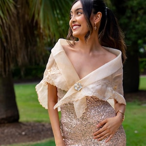 Maria Clara (Beige) | Alampay | Kandungga | Panuelo | Filipiniana | Made in Philippines, ships from Australia | Mestiza Filipina