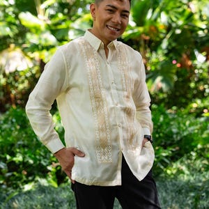 Pedro Barong Tagalog | Premium Organza | Authentic Filipiniana Attire | Made in Philippines, ships from Australia | Mestiza Filipina